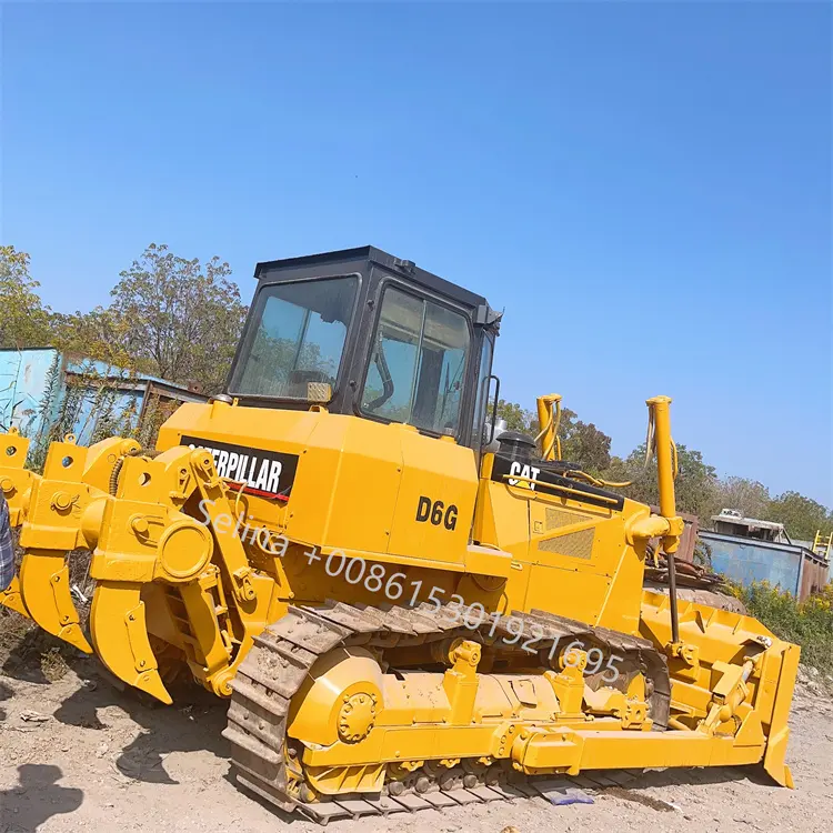 ดีใช้ Cat D7h D8r D7 D6 D5ขายรถปราบดินมือสองที่มีคุณภาพสูง