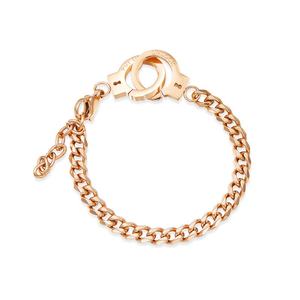 New Design Wholesale Custom Fashion Waterproof Stainless Steel Handcuff Cuban <b>Chain</b> Bracelet - Product Image 1