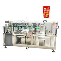 Machine d'emballage automatique multi-voies haute vitesse pour sachets préformés de sauce BBQ, pâte de chocolat, mayonnaise, banane et ketchup, fabriquée en Chine
