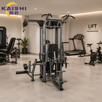 Équipement de musculation multifonctionnel Kaishi Four Station, machine d'entraînement multifonctionnelle pour salle de sport