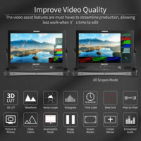 SEETEC ATEM173S Monitor de transmisión en vivo de 17,3 pulgadas, Monitor de transmisión HD multicámara con HDMI para Monitor de Director de transmisión