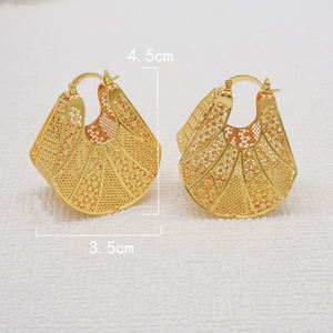 GDJWRI <span class=keywords><strong>J057</strong></span> लक्जरी फैशन गहने सोने सामान लड़की फैशन चीन थोक गोल्ड घेरा कान की बाली स्टेनलेस स्टील - Product Image 6