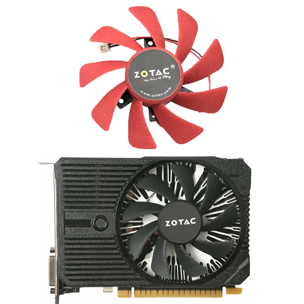 85mm T129215SH GFY09010E12SPA2ピン0.3A冷却ファン (Zotac GTX 1050