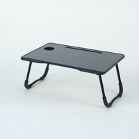 Table d'ordinateur pliante paresseuse avec tiroir et porte-gobelet Portable multifonction ordinateur portable bureau plateau de lit pour chambre