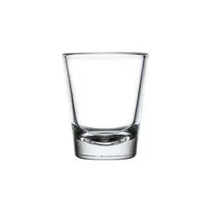 Benutzer definierte Wodka Glaswaren klar gehärtet kurze Glas Tasse Wasser Whisky Glas Becher