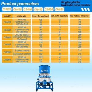 Trituradora de Cono de Gran Capacidad Serie <span class=keywords><strong>CH</strong></span>, Trituración Primaria y Secundaria, de Uso Pesado para Plantas de Procesamiento de Piedra - Product Image 2