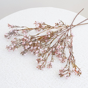 <b>Artificial</b> Baby's Breath Flowers Single Stem Blue White Pink Orange PVC Wedding Decor Home Ornament <b>Bouquet</b> Arrangement - Product Image 4