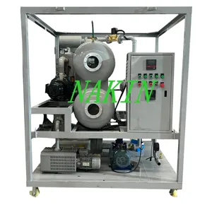 Purificateur d'huile de transformateur de déchets noirs/huile de transformateur enlever la machine de filtration de couleur