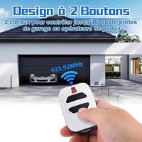 Télécommande de porte de garage compatible DEA avec GT2 GT4 GTI2 GTI4 GTI2N GTI4N GTI2M GTI4M TR2 TR4 TR2N TR4N, 433 MHz, code roulant