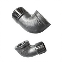 Raccord de tuyauterie en acier inoxydable 304/316, coude à 90 degrés mâle-femelle, anti-rouille, taille 1/4'' pour moteur de yacht marin TMH
