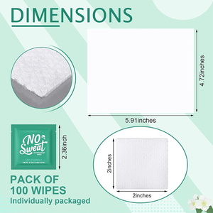 Déodorant anti-transpirant pour femme, respectueux de la peau, <span class=keywords><strong>lingettes</strong></span> humides pour les <span class=keywords><strong>aisselles</strong></span>, emballées individuellement - Product Image 2