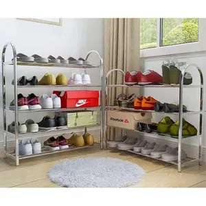 YULN Wholesale Adjustable Simple Diy Assembled Shoes Standing Rack Shoes Racks For Home