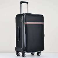 Valise en tissu Oxford 20 pouces pour enfants et famille, bagage de voyage léger avec roulettes pivotantes, étanche