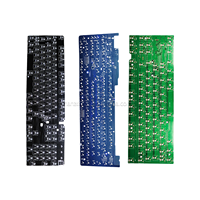 Papan sirkuit PCB Hotswap Keyboard mekanis kustom 60% 80% Keyboard nirkabel layanan klona rakitan manufaktur PCBA Hotswap