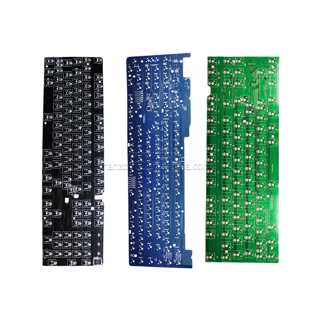 Custom Mechanical Keyboard Hotswap PCB Circuit Board 60% 80% Wireless Keyboard Hotswap PCBA Manufacturing Assembly Clone Service