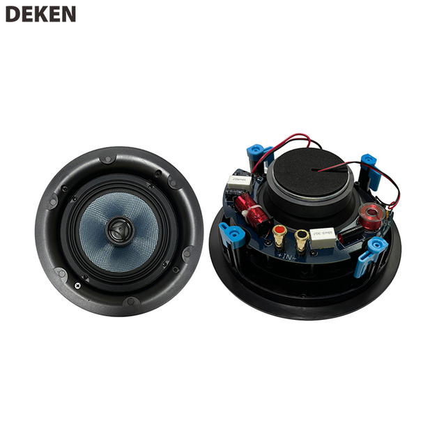 DEKEN FIT GS6L OEM High Fidelity Fixed Resistance 8 Ohm 30w Ceiling Speakers for In-Ceiling Speaker