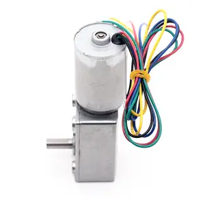 Motorreductor BLDC de 24V con control de velocidad PWM y freno de 2RPM a 160RPM Engranaje helicoidal para servomotor - Product Image 5