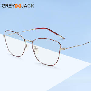 Monture de lunettes Greyjack Butterfly pour femmes, monture complète, protection anti-lumière bleue, verres AC, origine Taizhou - Product Image 1