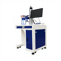 Machine de marquage laser fibre métallique portable et de bureau double usage 50W HG-SC-G-D50, nouvelle qualité, vente chaude, prise en charge DXF/AI/DST