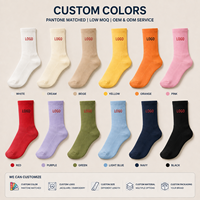 Chaussettes Jacquard Personnalisées en Gros, Chaussettes Mi-Mollet Premium, Design de Logo Personnalisé, Chaussettes Décontractées Respirantes, Usine OEM, Faible MOQ