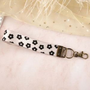 En gros, Lanière jacquard personnalisée avec logo de voiture, Porte-clés, Dragonne, Ruban personnalisable, Accessoires pour clés, Porte-clés métallique pour téléphone portable - Product Image 5