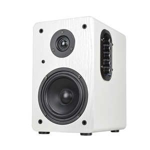 ลำโพง Hifi 2ch สีฟ้า Hi-Fi,ลำโพงแบบคลาสสิกมีเสียงสเตอริโอ<span class=keywords><strong>2</strong></span>.0ไร้สาย USB SD <span class=keywords><strong>MMC</strong></span> ซูเปอร์เบสสำหรับตั้งโต๊ะทำจากไม้ - Product Image 3