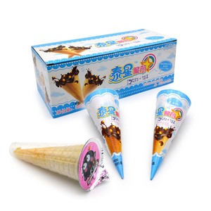 Halal Delicious BIg Crispy Oat <strong>Chocolate</strong> Ice Cream <strong>Cone</strong> With <strong>Chocolate</strong> Cup - Product Image 1
