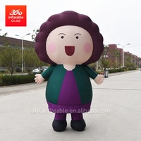 Modelo Inflable Gigante de Personaje de Dibujos Animados, Hombre Calvo, para Eventos Publicitarios, Producto Inflable Resistente Wenzou 360