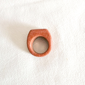 Steinringe für Männer neue Kristalls tein Tigeraugen großen rechteckigen Ring Herren schmuck - Product Image 6
