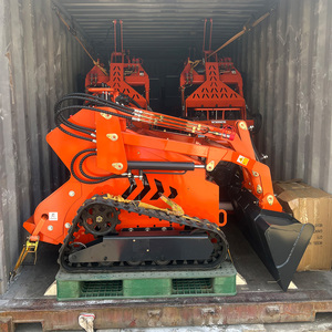 Free Shipping CE/EPA Euro 5 Factory <strong>Price</strong> Mini Crawler <strong>Skid</strong> <strong>Steer</strong> <strong>Loader</strong> Agriculture Machine for Sale - Product Image 4