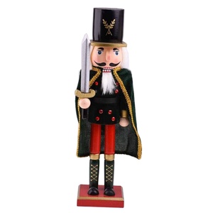 38cm Créatif Bois <span class=keywords><strong>Casse</strong></span>-<span class=keywords><strong>Noisette</strong></span> Marionnettes Soldats Forme de Pendentif Durable pour la Décoration de la Maison Cadeaux de Noël et Décorations - Product Image 1