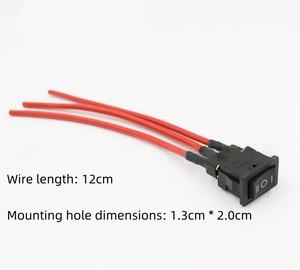 Accessoires pour motos, interrupteur pour scooter/moto/vélo électrique, interrupteur de phare à 3 positions, interrupteur de puissance pour feux de route/croisement - Product Image 2