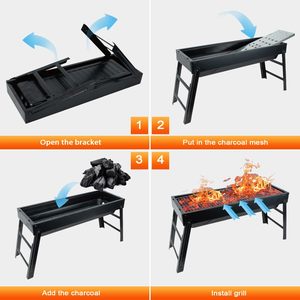 Parrilla Portátil Plegable y Desmontable de Estilo Tradicional para Exteriores y Hogar, Venta al por Mayor de Fábrica - Product Image 5