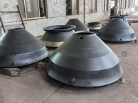 Manteau de concasseur à cône PYD 2200 de 2800 kg |   Pièces de rechange directes de la fonderie pour un coût par tonne inférieur