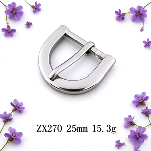 20mm Brushed Silver Square Zinc Alloy Single Prong Pin <b>Buckle</b> Metal Strap <b>Buckle</b> For Handbag <b>Belt</b> Accessories - Product Image 5