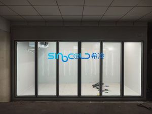 Présentoir de supermarché personnalisé pour chambre froide porte vitrée avec cadre de porte réfrigéré pour marcheur dans un congélateur plus frais - Product Image 4