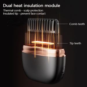 Mini Plancha de Pelo Portátil con Calentamiento PTC, Compacta y Fácil de Transportar, Color Negro, 3 Temperaturas - Product Image 3