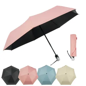 Paraplu Regen 3 Vouwen Groothandel Auto Open En Dicht Aluminium En Glasvezel