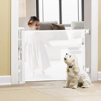 Barrière de sécurité rétractable pour bébé, barrière de sécurité pour escalier, filet de sécurité, barrière de sécurité murale, barrière de sécurité pour bébé à fixation par pression