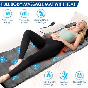 Matelas de massage électrique pour bureau à domicile, vibrant pour le cou, les épaules, les hanches et les jambes - Product Image 2