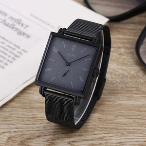 Versatile Trendy <b>Square</b> <b>Watch</b> Casual Sports <b>Men's</b> <b>Watch</b> Cool Leather Strap <b>Men's</b> <b>Watch</b> Water-resistant Quartz Wristwatch - Product Image 5