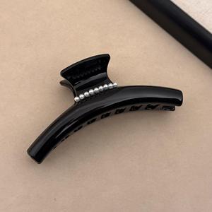 Pinza de Pelo de Lujo Ecológica Más Vendida, Colorida, de Acetato y Perlas, con Decoración de Diamantes de Imitación, Accesorios para el Cabello para Niñas - Product Image 6