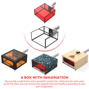 Sloufun-caja de protección para grabado láser, carcasa desmontable, cubierta de seguridad a prueba de polvo, compatible con grabador láser <span class=keywords><strong>S10</strong></span>, S9, S6, S6 <span class=keywords><strong>Pro</strong></span> - Product Image 5