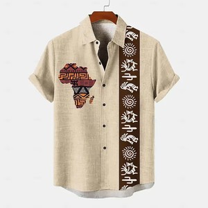 <span class=keywords><strong>Chemise</strong></span> décontractée pour <span class=keywords><strong>homme</strong></span> imprimée en 3D, respirante et anti-humidité, avec fermeture éclair, style urbain, manches courtes, en polyester - Product Image 1