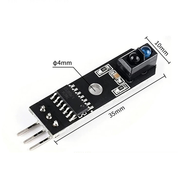 For Smart Cars and Robotics 1-Way Tracking TCRT5000 Infrared Line Tracking Sensor Module IR Tracker 1-way Tracking Module