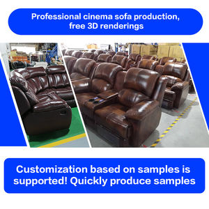Lüks Özel Tasarım Ev Sinema Mobilyaları Ahşap Kolçaklı Yatar Koltuk Sinema Mobilyaları Villa Medya Sinema Koltukları - Product Image 4