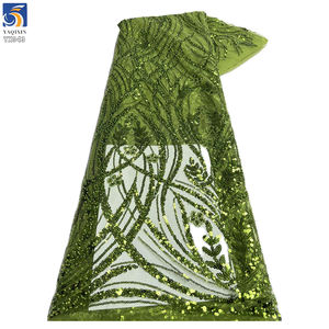 YX943 personnalisé Europe France <span class=keywords><strong>Paris</strong></span> Londres paillettes dentelle tissu paillettes paillettes brillant dentelle tissu pour haut de gamme jupes de fête - Product Image 5