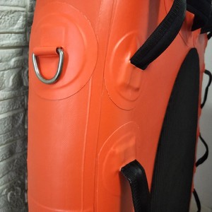 Tabla de Rescate Acuática Inflable de PVC para Buceo, 175*95cm, Tabla de Rescate con Bomba Manual y Aleta Desmontable para Salvavidas - Product Image 2