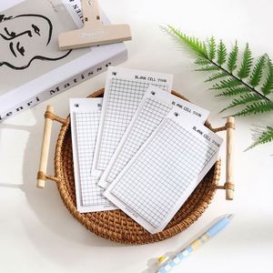 Transparent Sticky Notes Blank Grid for Students Good Stickiness Multiple Sizes <b>Memo</b> <b>Pads</b> With Glue - Product Image 2