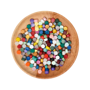 Perles de cire à sceller avec 65 couleurs, formes étoile et octogone, tampons personnalisables pour sceller les enveloppes, emballage personnalisé (sacs de <span class=keywords><strong>500g</strong></span>) - Product Image 1